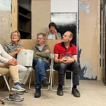 Toneeluitvoering de Plankenridders in Aarlanderveen